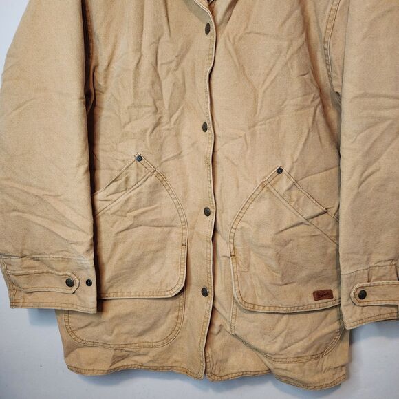 Vintage Woolrich Jacket Chore Barn Coat Aztec Wool Blanket Lined Womens Medium - Picture 6 of 13